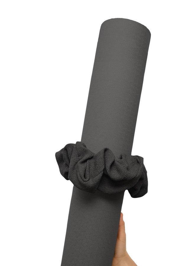 Mirmire Yoga Mat Scrunchie - Yoga Mat Holder - Adjustable & Stretching Yoga Mats Strap Dark Gray - Image 1