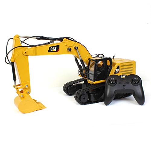 Diecast Masters RC Truck CAT 336 Excavator Fully Functional Radio Control 124 Scale Model Remote Truck Caterpillar Trucks Yellow 25001 - Image 1