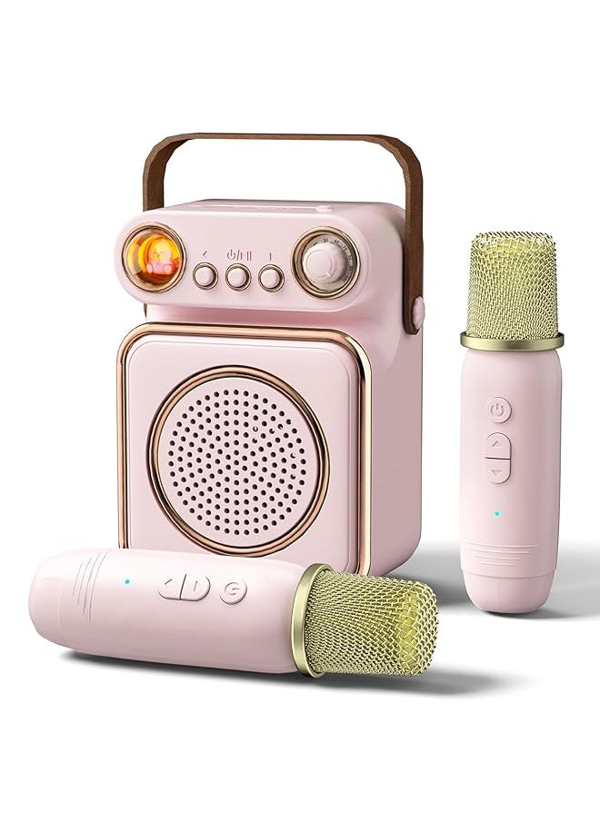Generic - Kids Karaoke Machine Bluetooth Speaker With Microphone With 2 Wireless Microphones Mini Bluetooth Karaoke Speaker Portable Karaoke Machine For Kids And Adults - Image 1