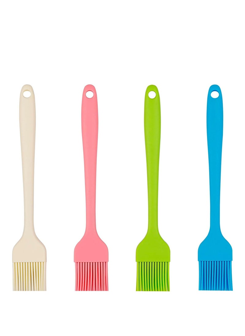 Oasisgalore 4-Pack Silicone Basting Pastry Brushes for Baking Cooking BBQ Basting Oil Butter Sauce.  - Image 1