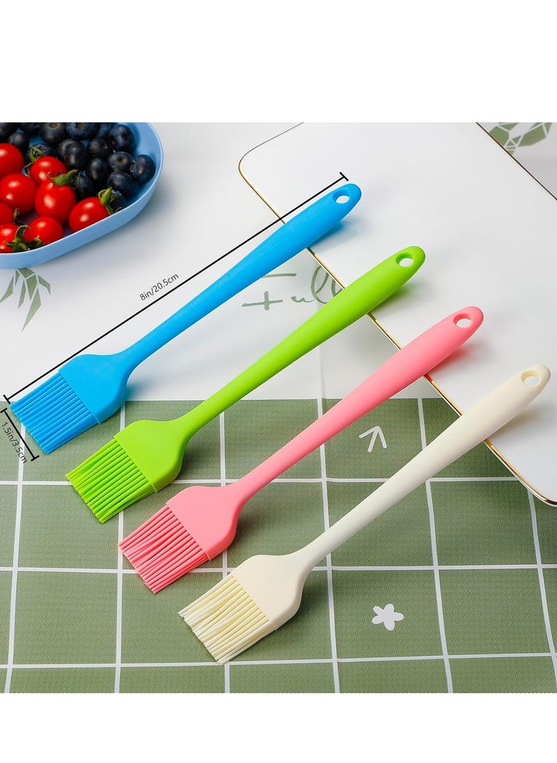 Oasisgalore 4-Pack Silicone Basting Pastry Brushes for Baking Cooking BBQ Basting Oil Butter Sauce.  - Image 2