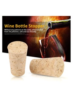 Y&D Tapered Corks 50 Pcs Natural Wine Reusable Straight Corks Stopper 22 * 18 35mm Wooden / Beer Bottle Premium for Making Craft  - Image 2
