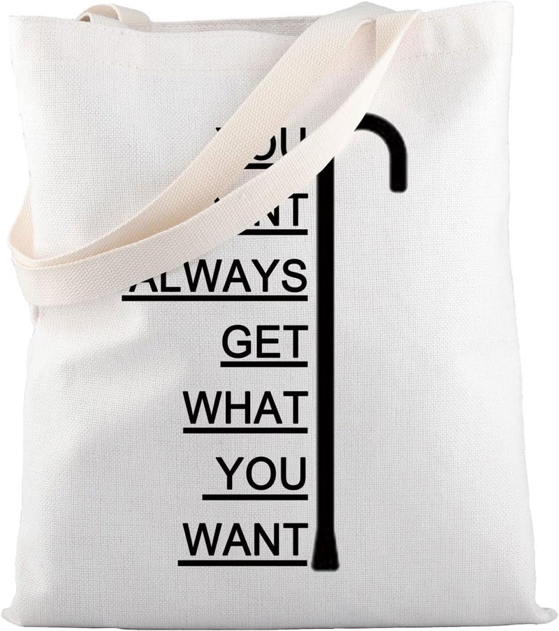 MBMSO MBMSO House TV Show Gifts Dr Gregory House TV Series Inspired Tote Bag Dr House Merch Gifts for TV Series Fans Shopping Bag  - Image 1