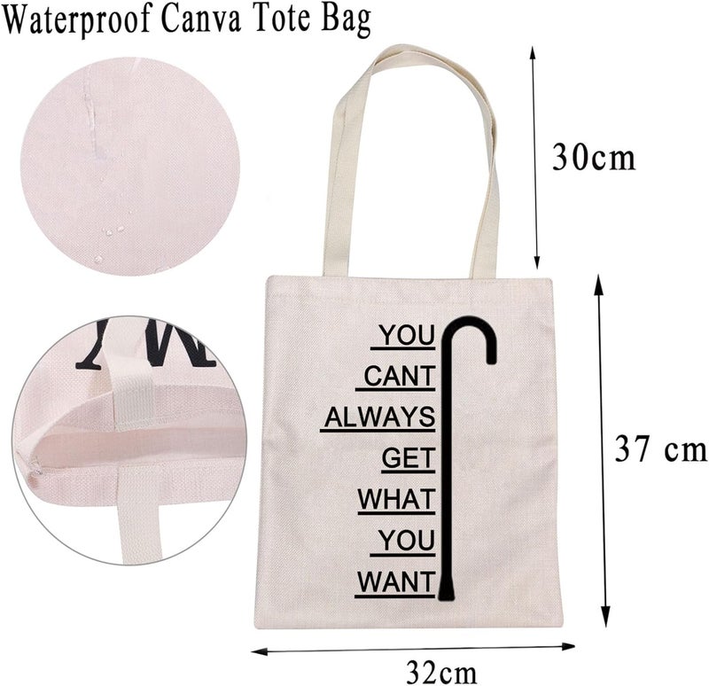 MBMSO MBMSO House TV Show Gifts Dr Gregory House TV Series Inspired Tote Bag Dr House Merch Gifts for TV Series Fans Shopping Bag  - Image 3