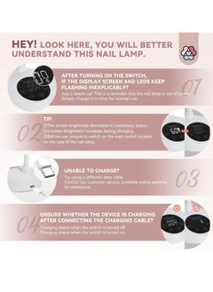 Saviland SAVILAND Intellisense Nail Lamp-30W Gel X Lamp Mini Cordless Nail Lamp for Gel Nail Polish, Rechargeable LED Flash Cure Lamp Gel Nails Quick Drying Goosenecks U V Lamp for Nail Salon Home DIY Manicure  - Image 4