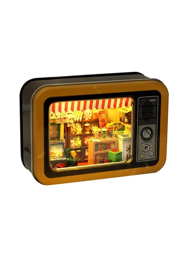 Bluejw DIY Cabin Handmade Tinplate Box Childhood Memory Model Three-dimensional Architecture Creative Birthday Gift - Image 1