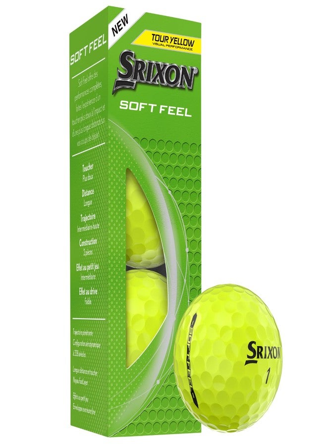 Srixon New Soft Feel 2025 Golf Balls (Yellow) - Image 4