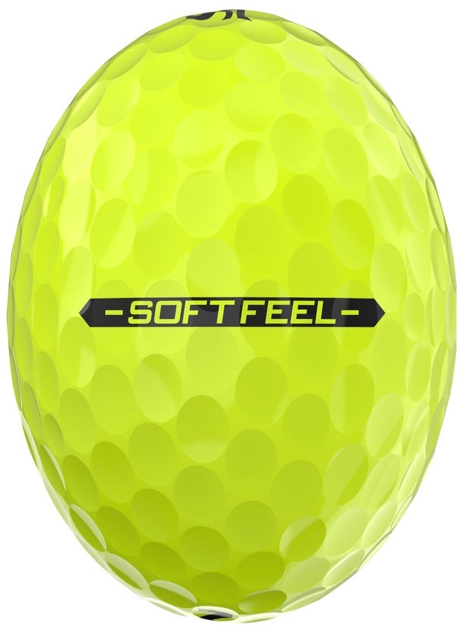Srixon New Soft Feel 2025 Golf Balls (Yellow) - Image 3