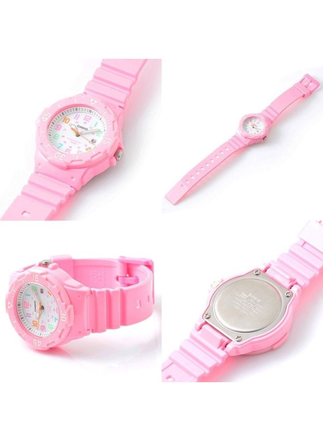 CASIO Girls Water Resistant Analog Watch LRW200H-4B2V - 34 mm - Pink - Image 5