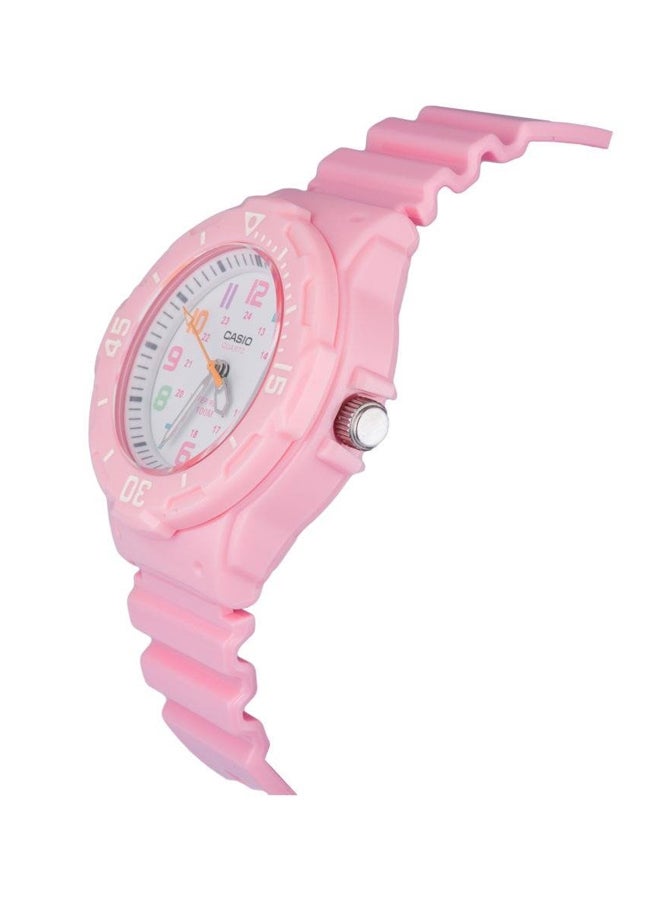 CASIO Girls Water Resistant Analog Watch LRW200H-4B2V - 34 mm - Pink - Image 3