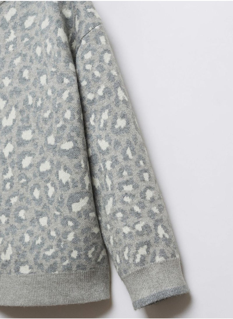 MANGO - Kids Printed Sweater - Image 1