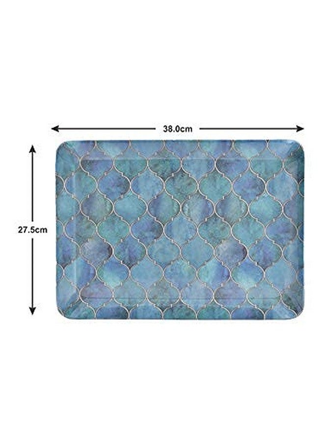 Goodhomes Melamine Serving Tray Set (Set Of 3 Trays) Mt134(Rectangular, Multicolour) - Image 2