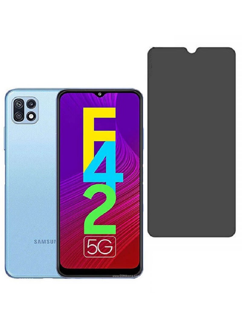 Super Tempered Glass Screen Protector Anti-Spy Privacy Designed For Samsung Galaxy F42 Full Screen Coverage And Bubble Free - Image 1