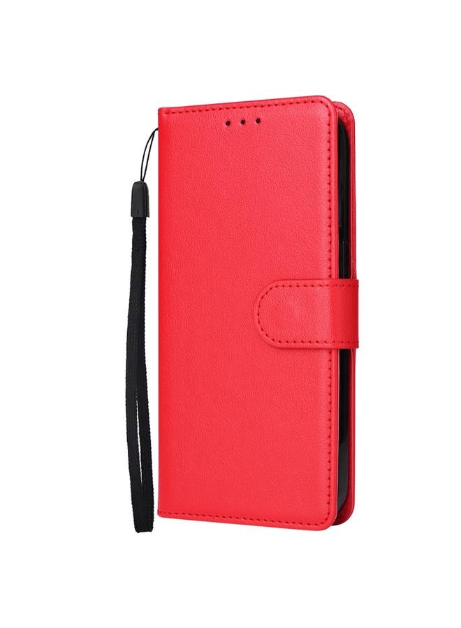 اس-توب جراب جلدي متعدد الوظائف قابل للطي أفقيًا لهاتف iPhone 14 Pro Max مع ثلاث فتحات للبطاقات - Image 2