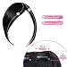 Dsoar Thick Side Bang Clip in Bangs Real Human Hair Bang Natural Clip on Side Bangs Straight Fringe Hair Extensions(Natural Color,with Temples) - Image 3