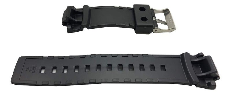 NewLife 16mm Black, Rubber Watchband - Comfortable and Durable PVC Material Watchstrap - Image 2