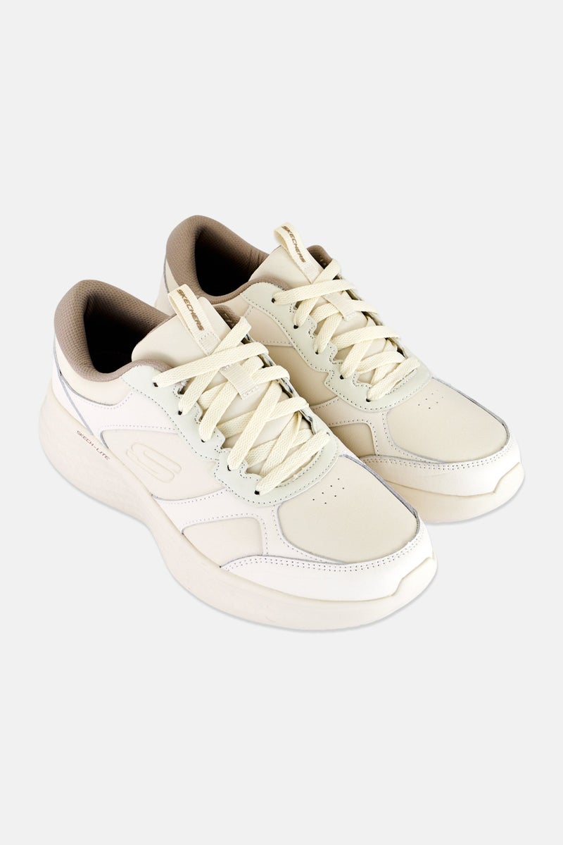 SKECHERS Men Pro Overa Lace Up Outdoor Shoes, Cream - Image 2