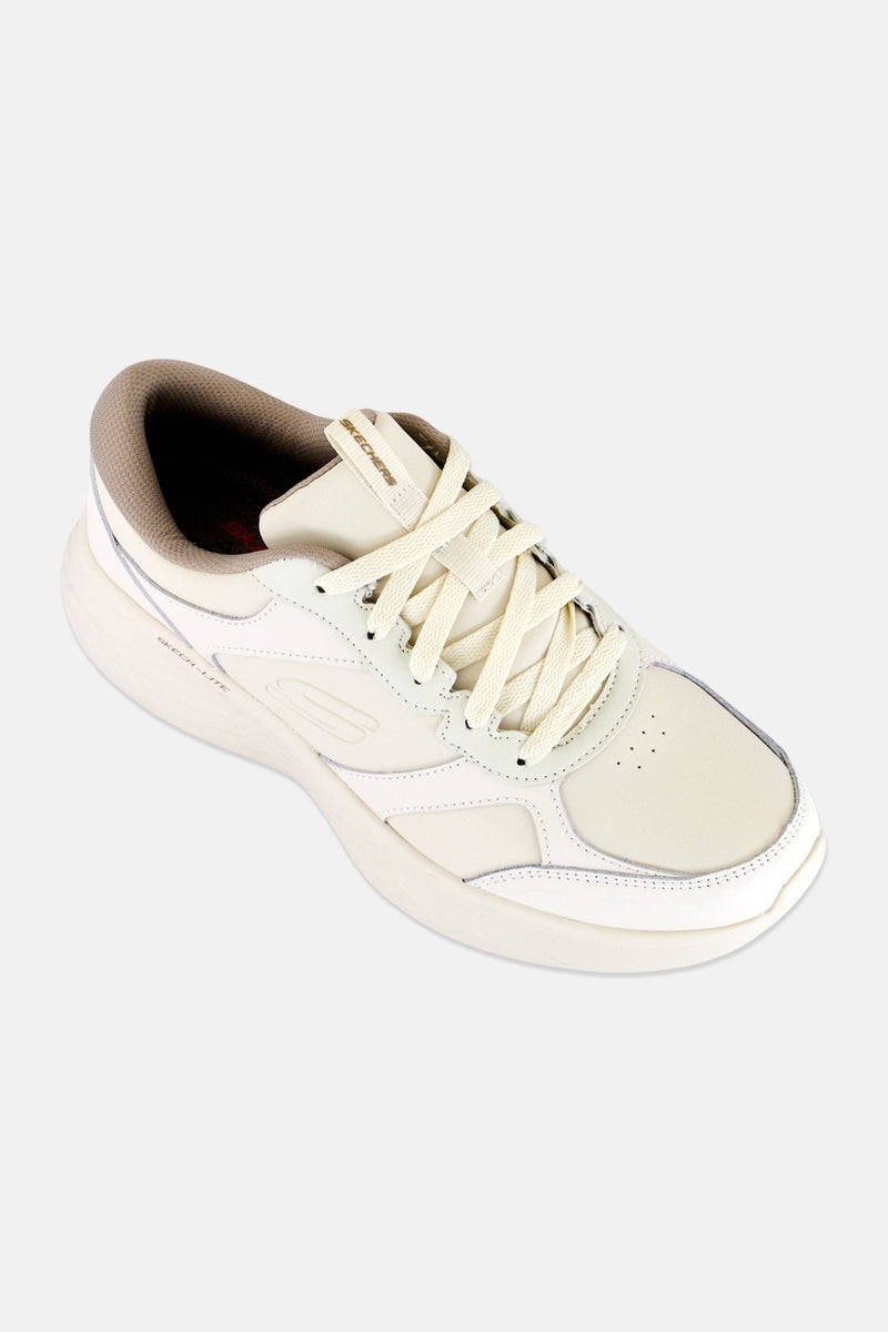 SKECHERS Men Pro Overa Lace Up Outdoor Shoes, Cream - Image 1