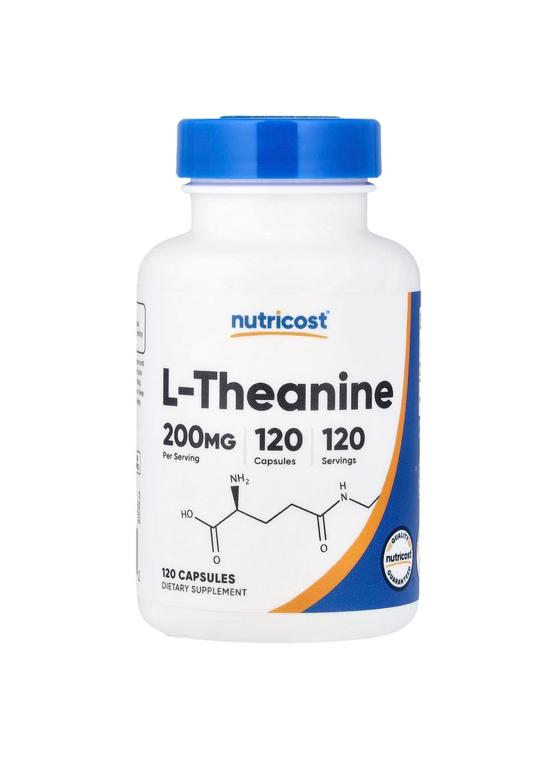 L-Theanine, 200 mg, 120 Capsules