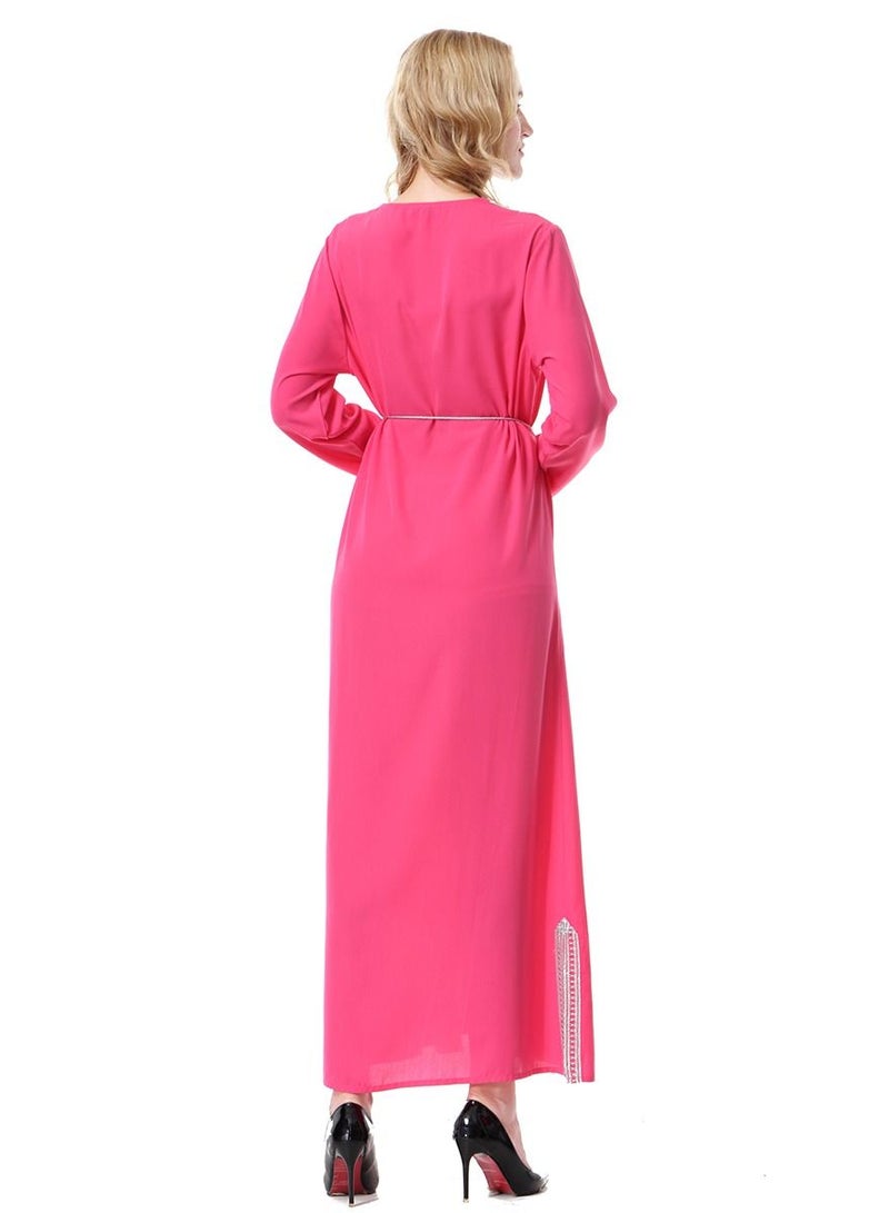 Lady wool peach Dress