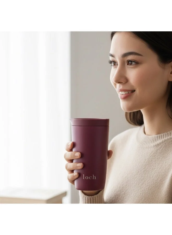 Loch Maroon Red Push Button Mugs - Maroon Red  | Best Price UAE