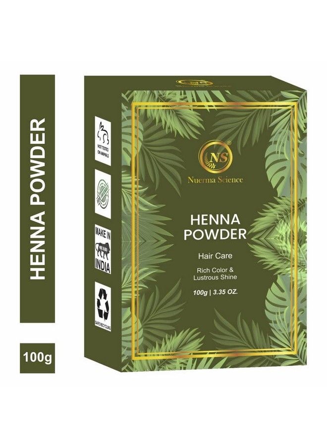 Nuerma Science - Henna Powder (Organic & Natural) For Hair & Skin Color 100 Gm (Pack Of 2) 200 Gm - Image 1