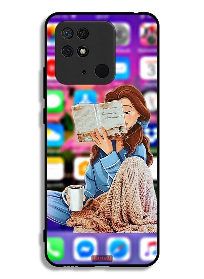 Tolwak Xiaomi Redmi 10C Protective Case Cover Reading - Image 2