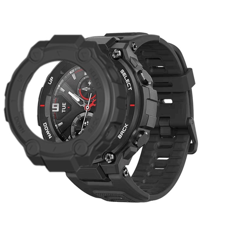 غطاء بديل ناعم من TPU لساعات Huami Amazfit T-Rex Pro الذكية - واقي إطار واقي - Image 2