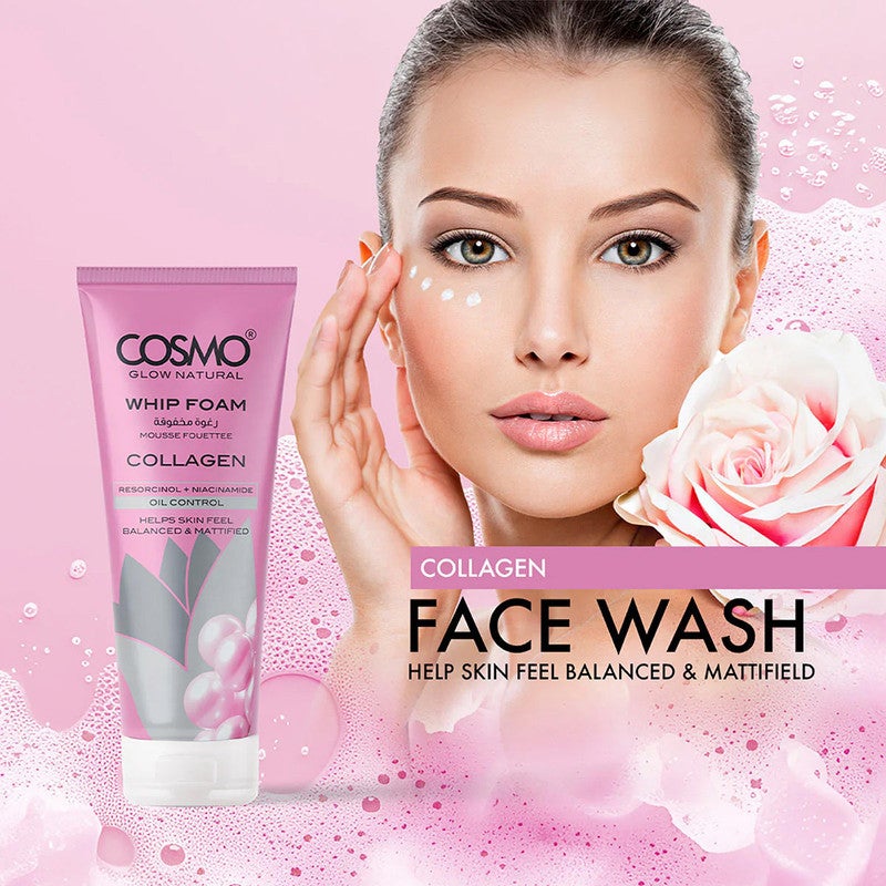 COSMO Collagen Whip Facial Foam 100g - Image 2