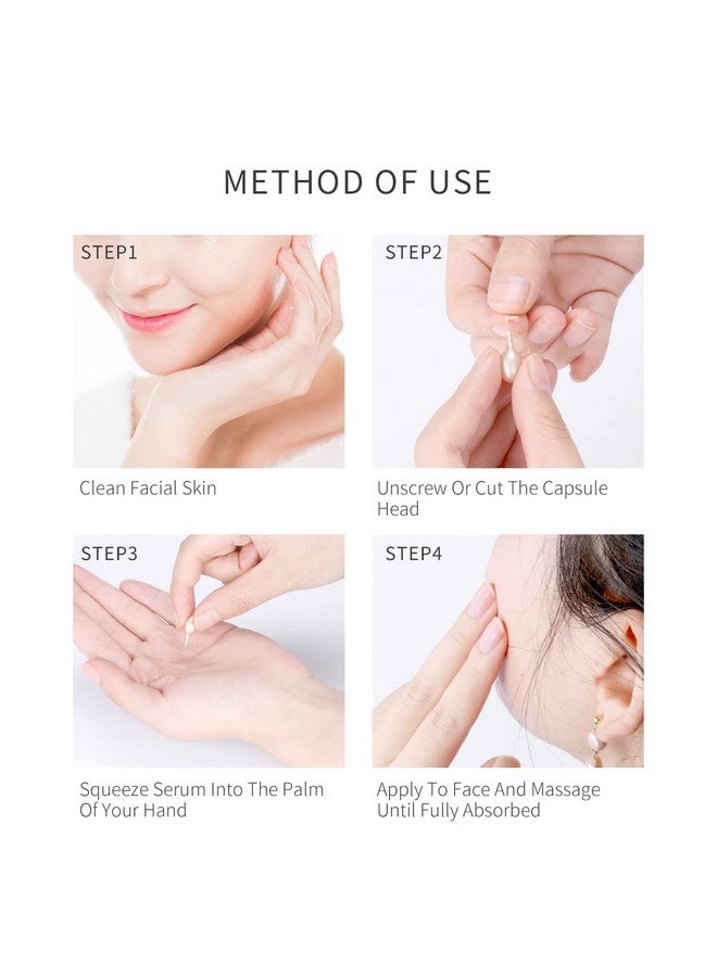 HKH Vitamin C Serum For Face Anti Aging Serum With Hyaluronic Acid Supplements Vitamin E Reduces Wrinkles Dark Spot Remover For Face Retinol Serum For Face Face Serum For Women - Image 5