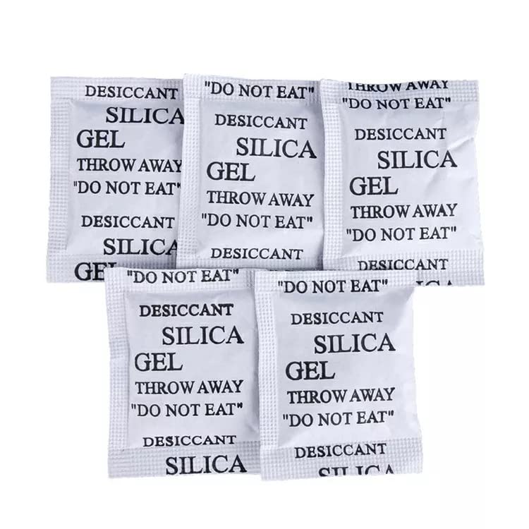 Tjikko Premium Silica Gel White 25 Gram Packets Dehumidifiers for Moisture Absorption 25 Gram X 20 Pcs 500 Gram - Image 1