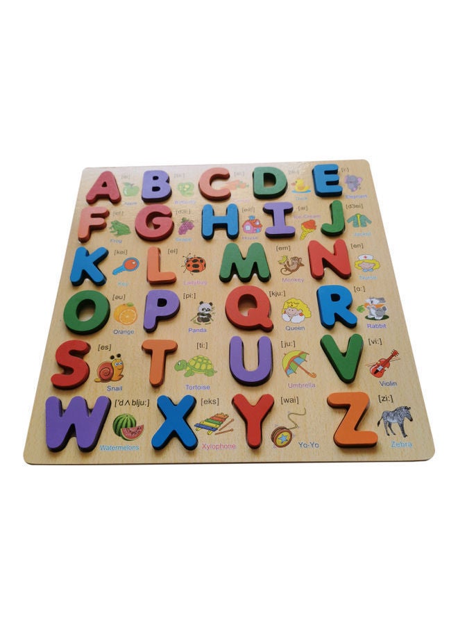NIBEMINENT Wooden Alphabets Puzzle 30 x 30cm - Image 3