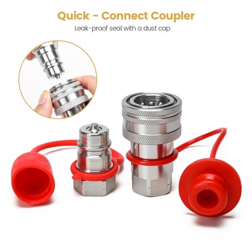 Zuomeng Third Function Valve Kit Compatible with Kubota L2501, L3301, L3901 Tractors with LA525 Loder and L3200, L3800 Tractors with LA524 Loder, Deal with Curly Bucket and Closed Grab - Image 5