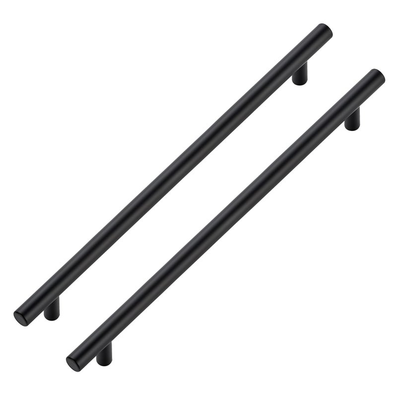 JOY DECOR 20 Pack Cabinet Handles Black Cabinet Pulls 10 in Hole Center Kitchen Hardware Stainless Steel T Bar Handles for Dresser Drawers - Image 2