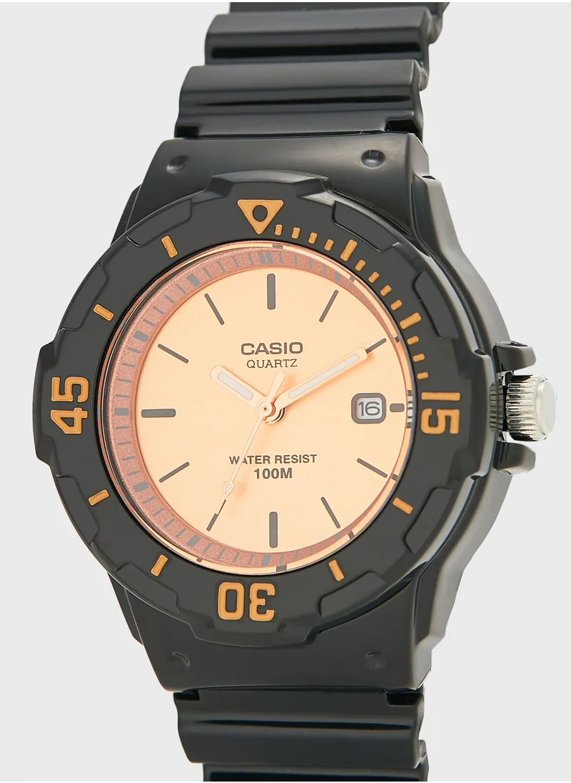 CASIO Pu Strap Analog Watch