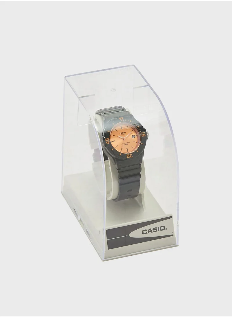 CASIO Pu Strap Analog Watch