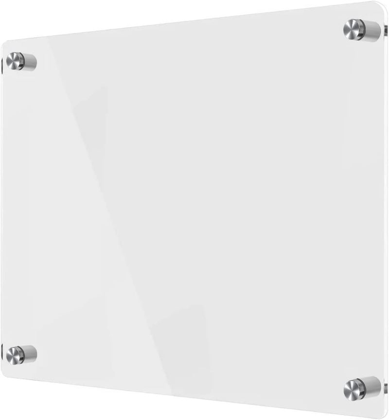 SLASA Clear Acrylic Dry Erase Board 50.8x76.2cm Wall Mount Floating Writing Board - Image 1