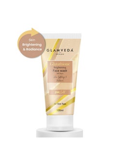 Glamveda Glutathione 24K Gold Face Wash Lightens Skin Tone Enhances Natural Radiance Glow Booster For All Skin Types Sls & Paraben Free 100 Ml  - Image 3