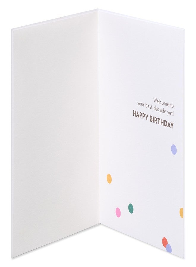 Papyrus 40th Birthday Card for Women, Perfect for Friends or Daughter (Best Decade Yet) - Image 3