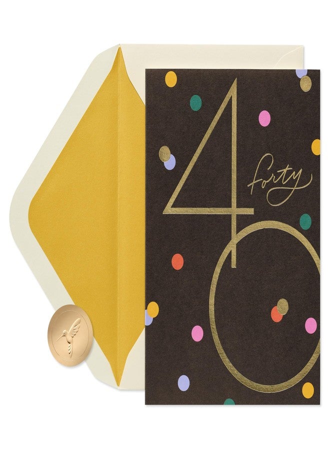 Papyrus 40th Birthday Card for Women, Perfect for Friends or Daughter (Best Decade Yet) - Image 1