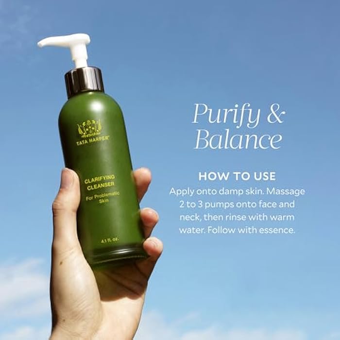 Tata Harper Clarifying Cleanser, Blemish, Oil-Control Face Wash, 100% Natural, Made Fresh in Vermont - Image 4