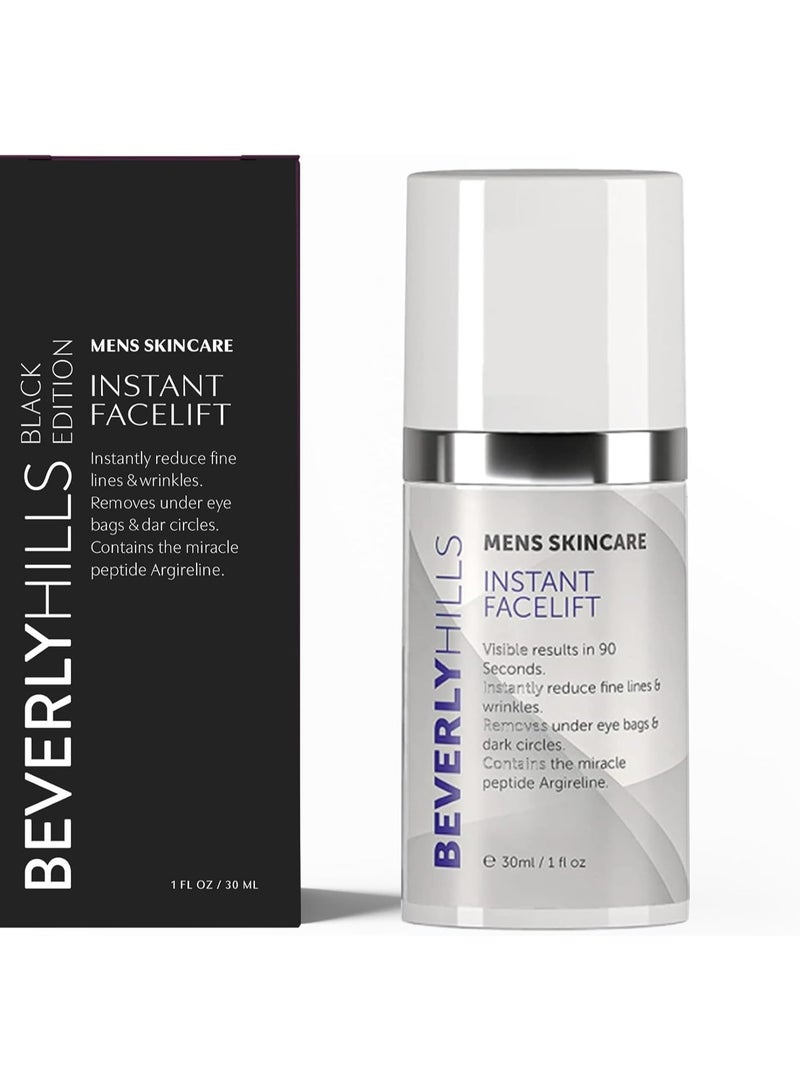 Beverly Hills Powerful Instant Facelift and Eye Cream for Men - Eye Bags Remover Men, Dark Circle Eye Cream Men, Eye Cream for Dark Circles and Puffy Eyes, Hydrating Men Eye Cream, 30ml by Beverly Hills - Image 1