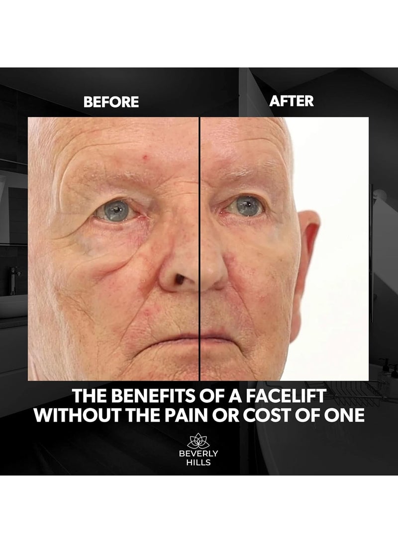 Beverly Hills Powerful Instant Facelift and Eye Cream for Men - Eye Bags Remover Men, Dark Circle Eye Cream Men, Eye Cream for Dark Circles and Puffy Eyes, Hydrating Men Eye Cream, 30ml by Beverly Hills - Image 5