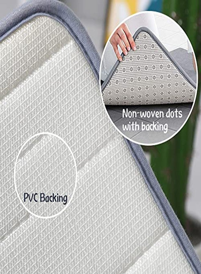 Emergity Anti-Skid Soft Memory Foam Bathroom Mat Floor Mat for Bathroom Anti Skid Slip Mat for Bathroom floor & Kitchen Floor, Pack of 1 - Image 4