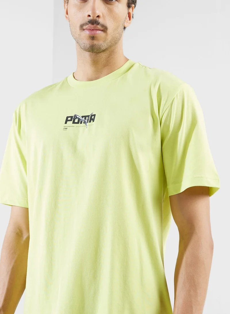 PUMA Chrome Cat Graphics T-Shirt