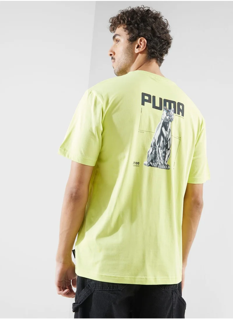 PUMA Chrome Cat Graphics T-Shirt