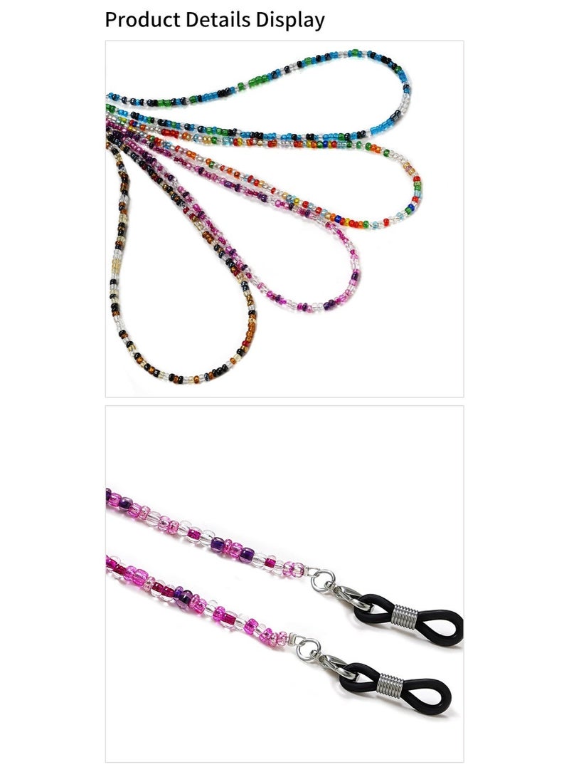 Beaded Elegant Eyeglasses Chain Strap Necklace Glasses Reading Eyeglasses Holder Strap Cords Mask Lanyards Eyeglasses Accessory - Image 2