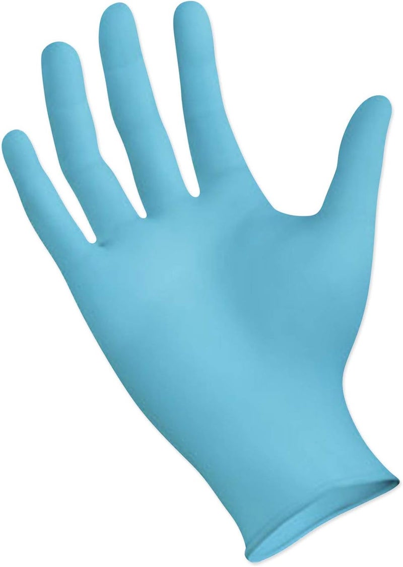 Boardwalk 380LCT Disposable GeneralPurpose Nitrile Gloves Large Blue 4 mil 1000Carton - Image 2