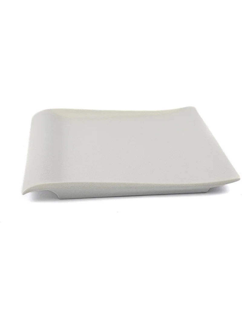 Mikasa Moor Matte White Porcelain Square Plate 31X31X4CM