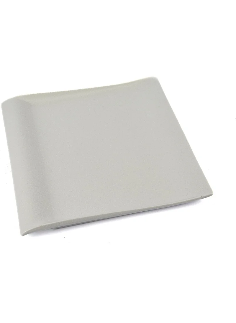 Mikasa Moor Matte White Porcelain Square Plate 31X31X4CM